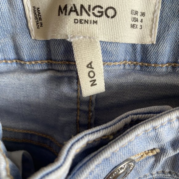 Mango Denim NOA Skinny Jeans Sz 4 - Picture 5 of 7